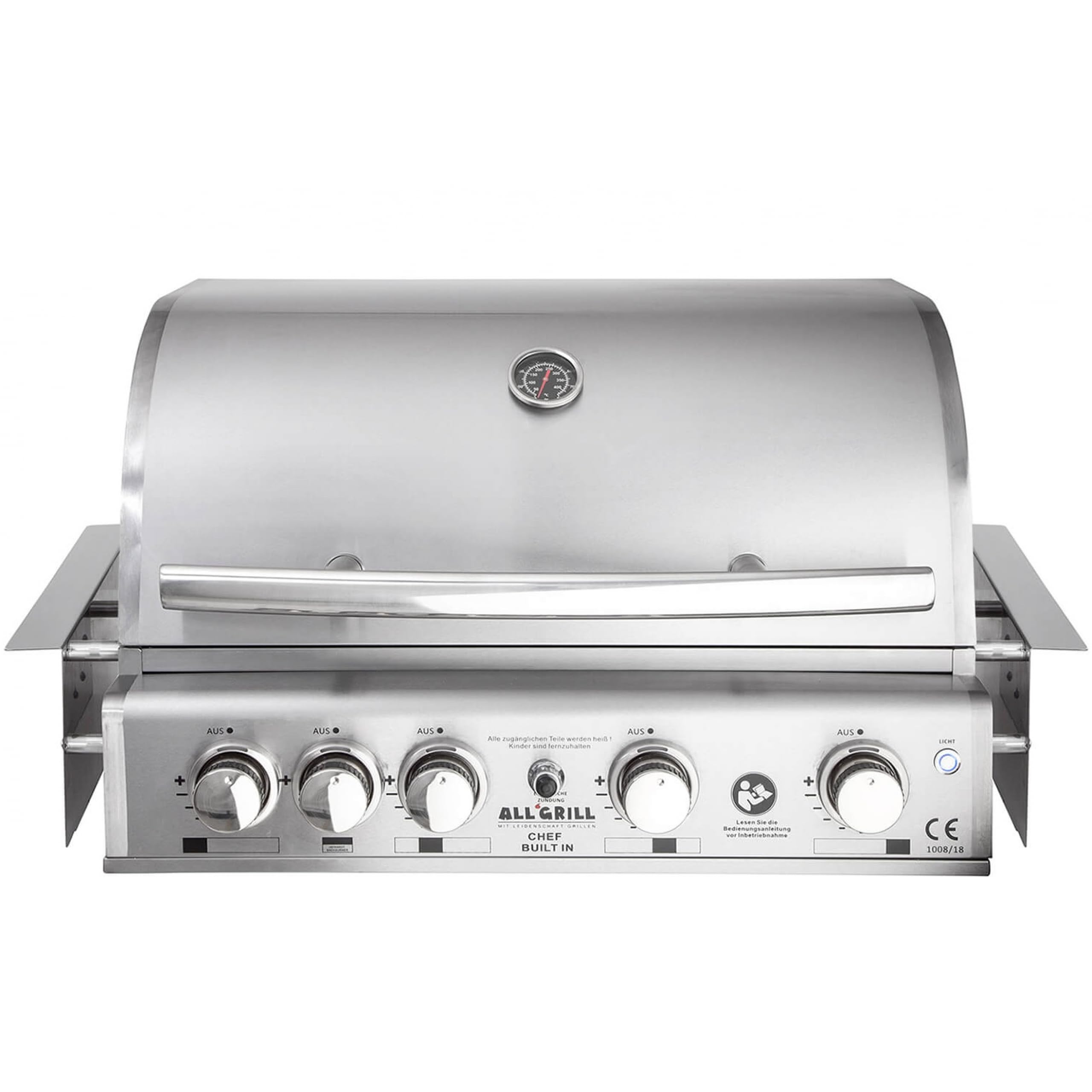 Top-Line Chef L Built-In Gasgrill Einbaugrill Edelstahl Air System 4 Brenner/Backburner