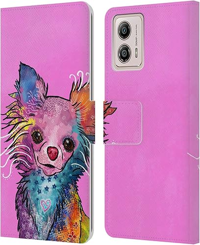 Miniatura 9 de Head Case Designs Officially Licensed Duirwaigh Pitbull Dog Animals Leather Book Wallet Case Cover Compatible with Motorola Moto G53 5G