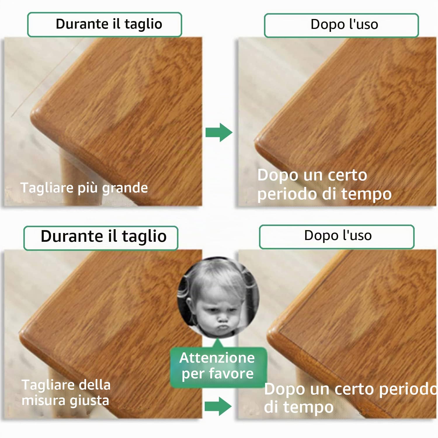 Tovaglia trasparente da 2 mm, in PVC trasparente, 200 x 100 cm, impermeabile, resistente al calore, antigraffio, protezione da tavolo, per tavoli da pranzo, scrivanie e armadi