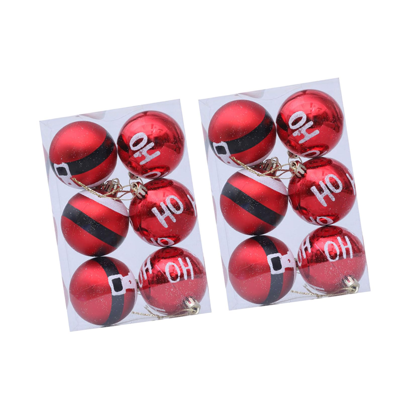 12Pcs Christmas Tree Baubles Shatterproof Hanging Decor for Mantel Wreath Winter Holiday Party & Wedding Centerpieces Shatterproof Christmas Ball Ornament