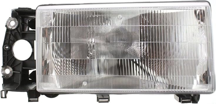 Headlight for Volvo 740 1990-1992 940 1991-1995 1pc Driving Right OE Comparable Housing w/Bulbs VO2503106