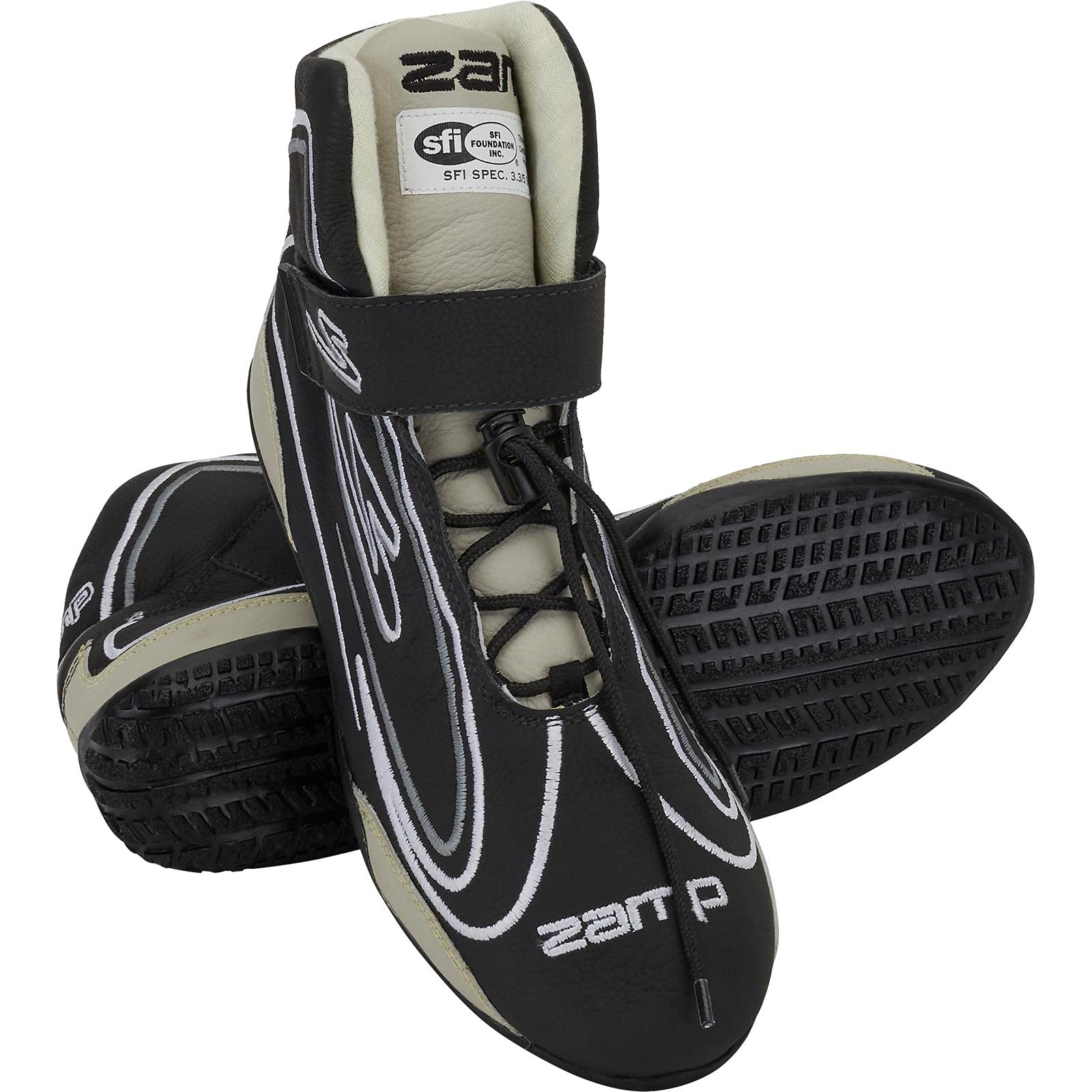 Zamp ZR-50 SFI 3.3/5 Race Shoe Neon GRN Size 10