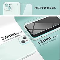 Vista 113 de SURPHY Compatible con iPhone 13 Mini Funda con Protector de Pantalla, (Protección de Cámara y Forro de Microfibra Suave) Funda de Teléfono