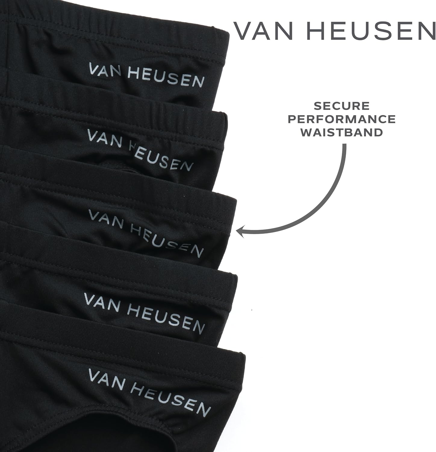 Van Heusen Mens Underwear Briefs - 5 Pack Quick Dry Low Rise Briefs No Fly Performance Underwear for Men Pack - Image 4