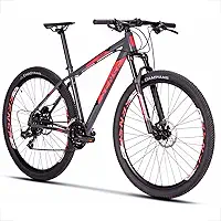Bicicleta Aro 29 Sense One 2024 Freio Hidráulico 3x7 Velocidades Grafite Coral