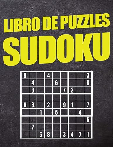 Libro De Puzzles Sudoku Rompecabezas de Sudoku para adultos y mayores en letra grande - Nivel de dificultad De fácil a muy difícil - Con soluciones