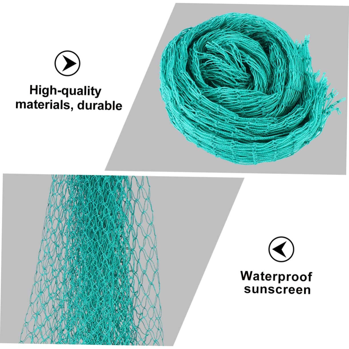 CORHAD Safety Net for Banister Stairs Protective Mesh Security Mesh for Stairs Golf Fence Netting (no Hemming)