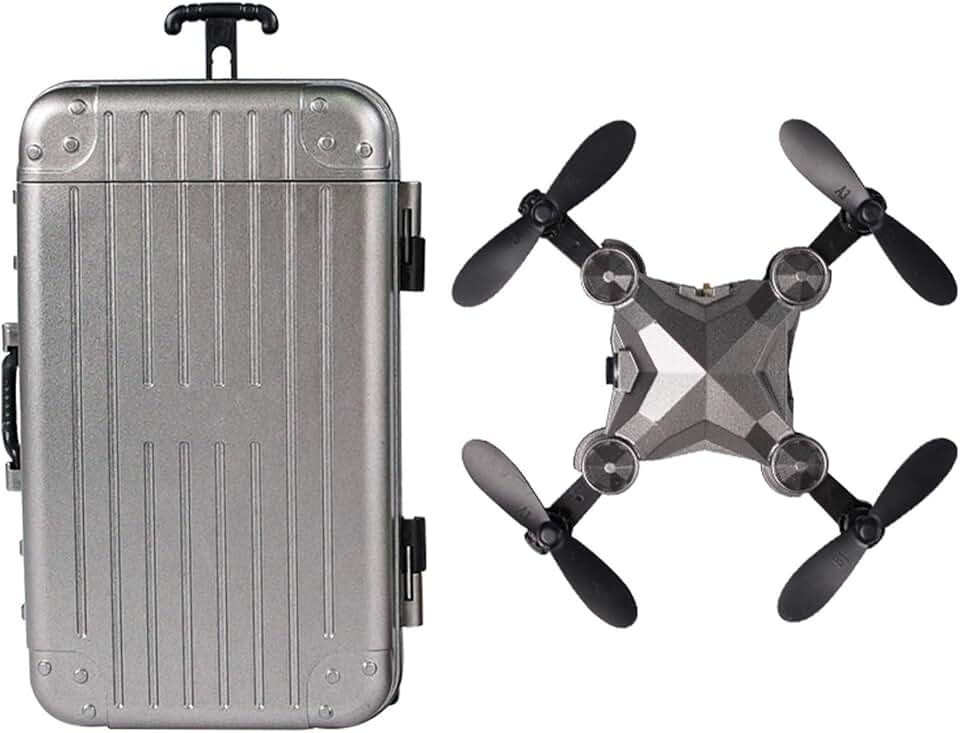 Drone RC,Drone DH-120 RC com câmera 720P Wifi FPV Mini Drone Quadcóptero dobrável Brinquedo interno para crianças com função Trajetória Voo sem cabeça Modo 3D Flight Auto Hover One Key Takeoff Landing