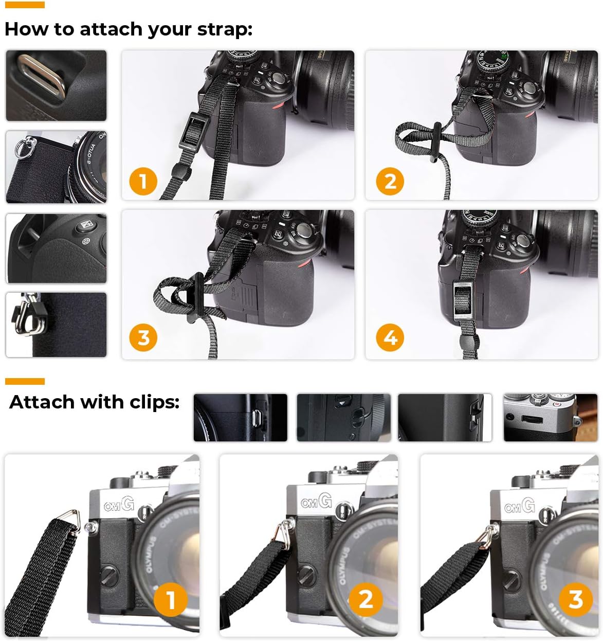 TARION Camera Strap Adjustable DSLR Camera Neck Strap Belt Retro Film Camera Shoulder Strap Vintage Soft Long Rope Universal Cord for Women Men SLR Mirrorless Cameras Simple Grey(Upgraded Version) Gray (Upgraded Version) Gray (Upgraded Version) image 4 of 7 B00WSBIDA8