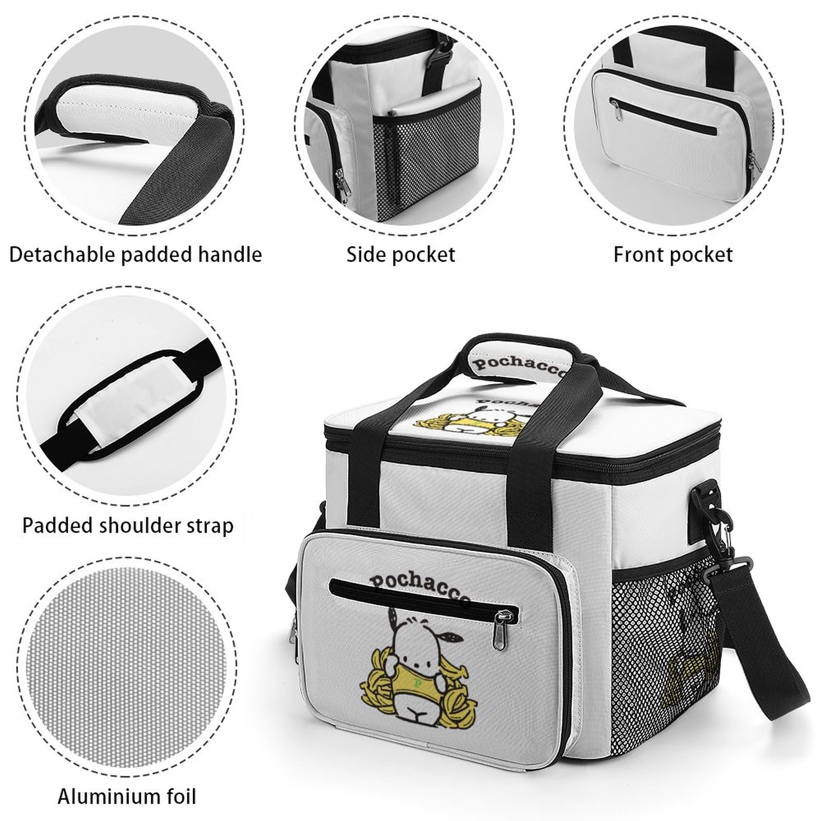 Amazon | ポチャッコ クーラーボックス ソフトクーラー 保冷バック