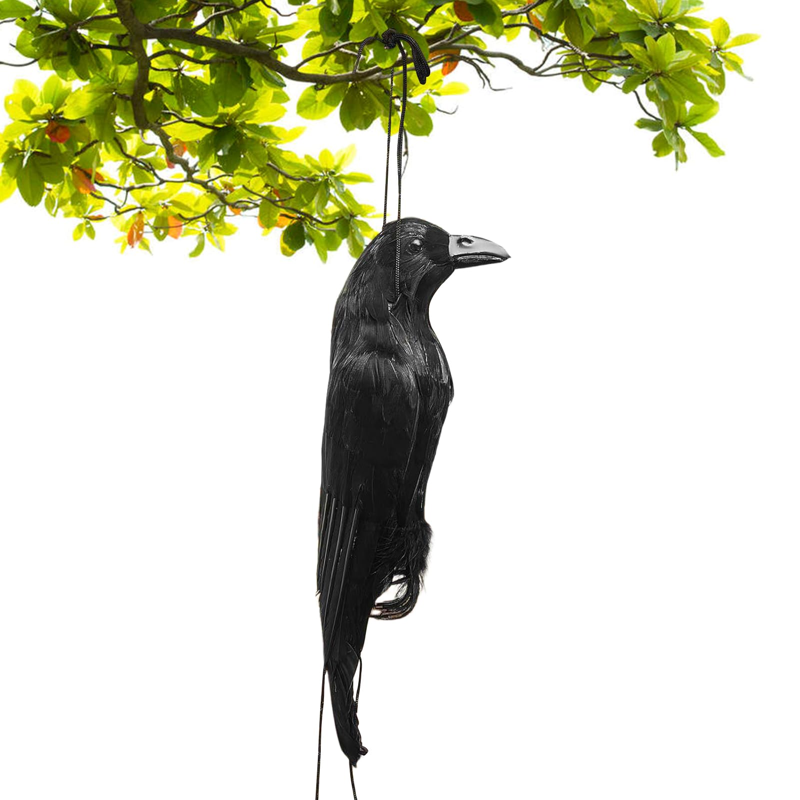 Cuervos negros de Halloween para tu decoración de Acción de Gracias, Navidad y fiestas