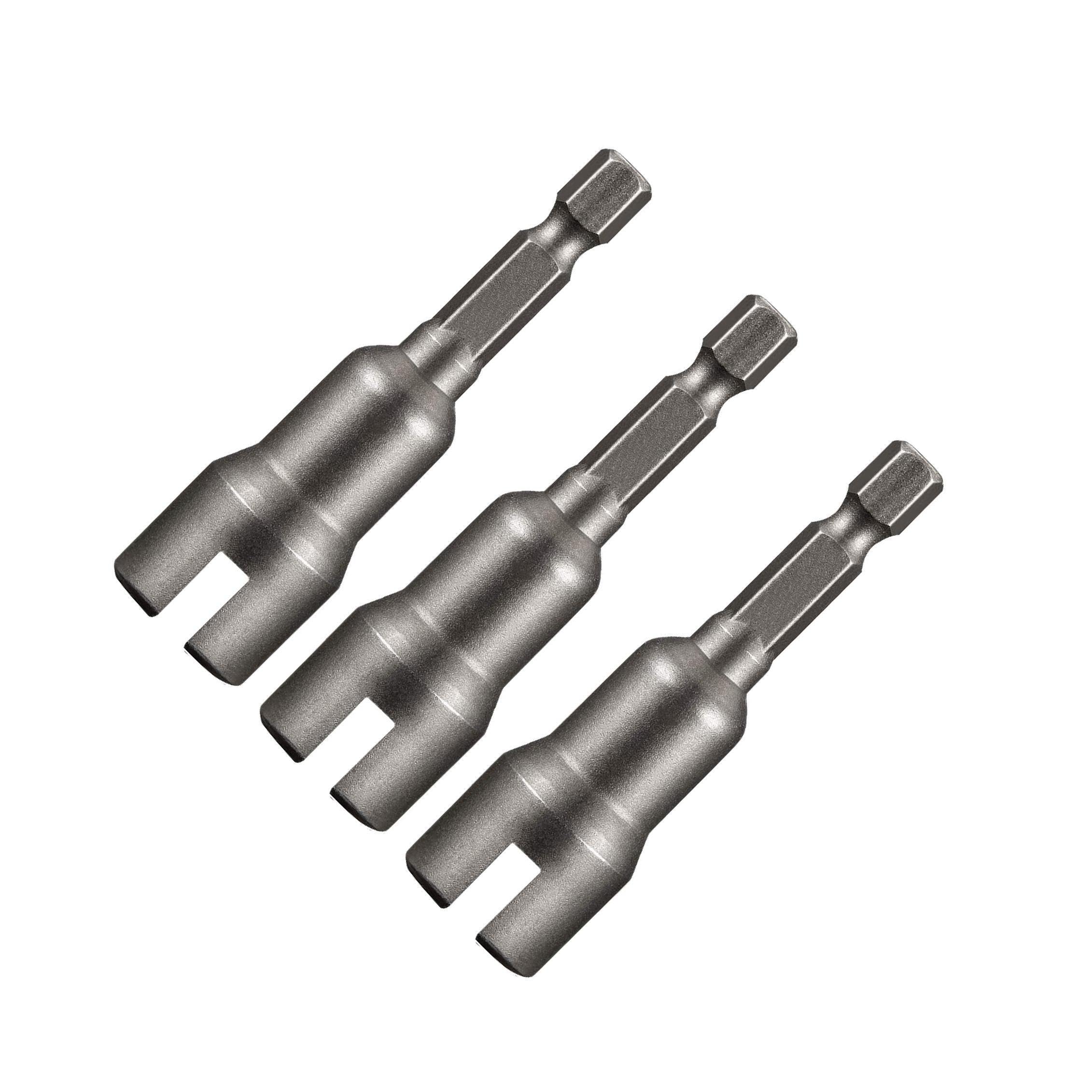 Cydzsra Socket Adapter Nut Electric Screwdriver Provides Quick Tightening For Wing Nuts On Shutters And Panels Electric Screwdriver Bit Socket Hex Shank