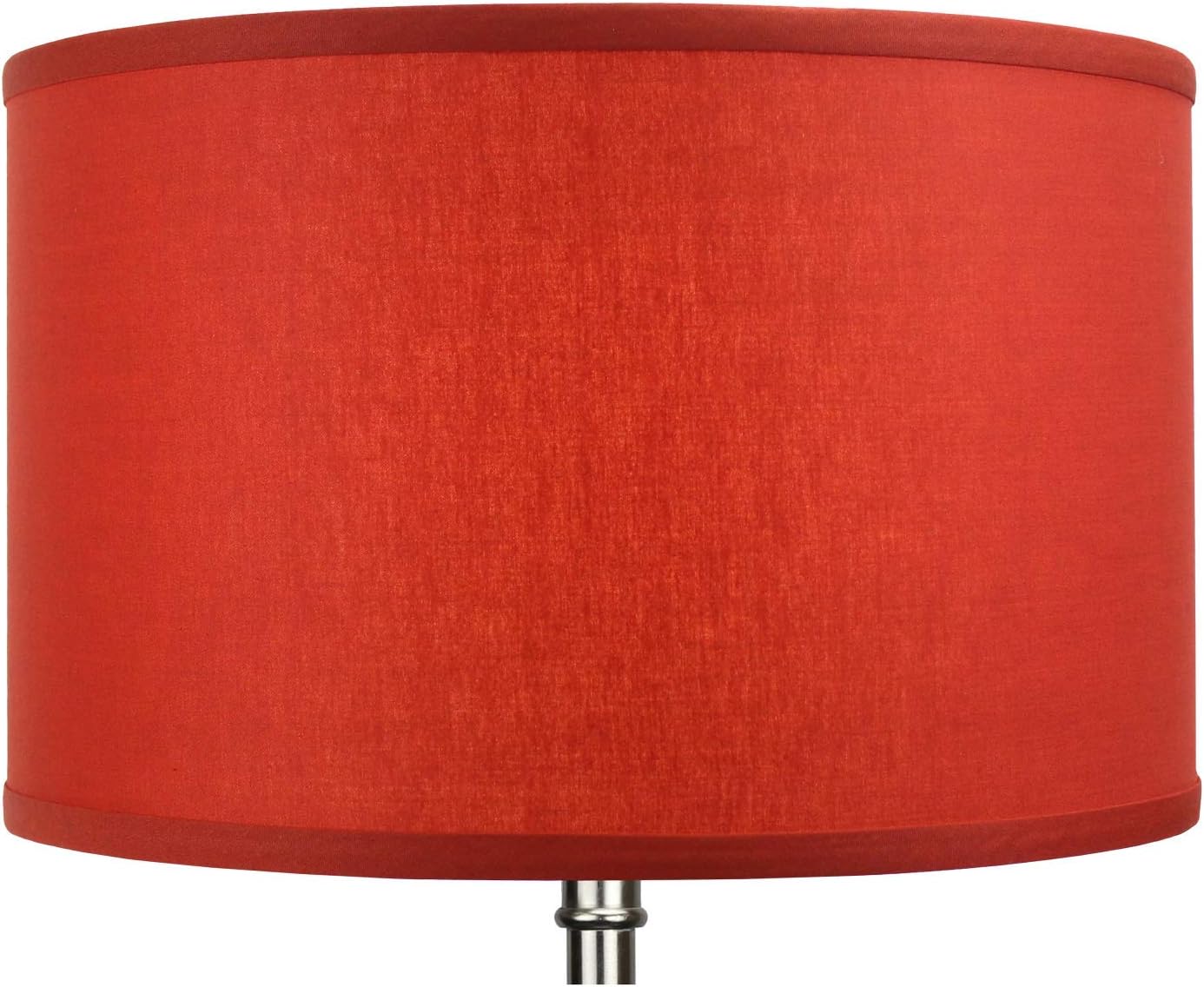FenchelShades.com 16" Top Diameter x 16" Bottom Diameter 10" Height Lampshade USA Made (Paprika)