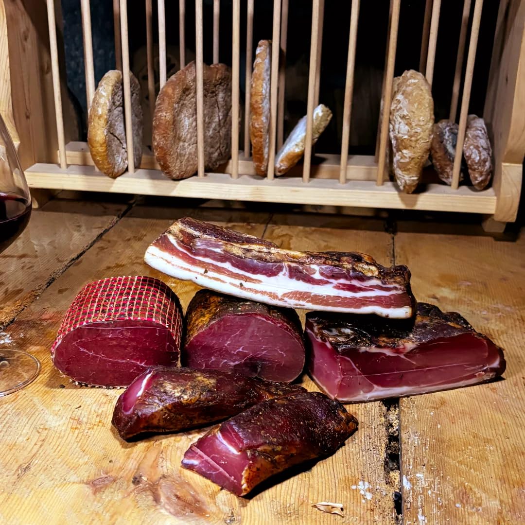 Speck Degustationspaket – Südtiroler Spezialitäten Paket – verschiedene Speck Sorten handwerklich hergestellt & traditionell veredelt
