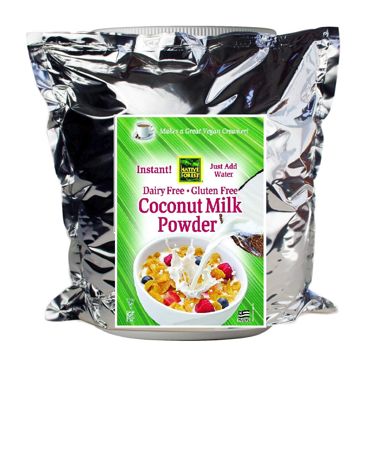 Native Forest Coconut Milk Powder, Bulk Bag, 33 lb, 528 oz