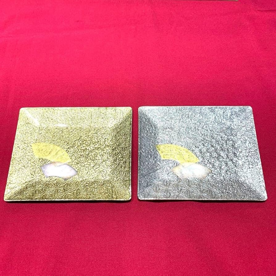 金銀銘々皿取り皿1枚銀が変色してます、 陶器の銘々皿 – HIGASHIYA Online Shop