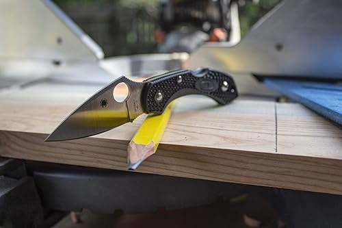Miniatura 6 de Spyderco Dragonfly 2 Salt - Cuchillo de bolsillo plegable con hoja de acero H-2 de 2.3" y mango FRN - Cuchillo EDC para hombres y mujeres, perfecto