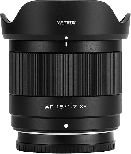 VILTROX AF 15mm F1.7 Air Lens for Fuji X-Mount, APS-C Autofocus Ultra Wide Angle Prime Lens, Compatible with Fujifilm X-Mount Mirrorless Cameras X-T5 X-T50 X-E5 X-S20 X-H2 X-H2S X-T30II X-T4 X-E3