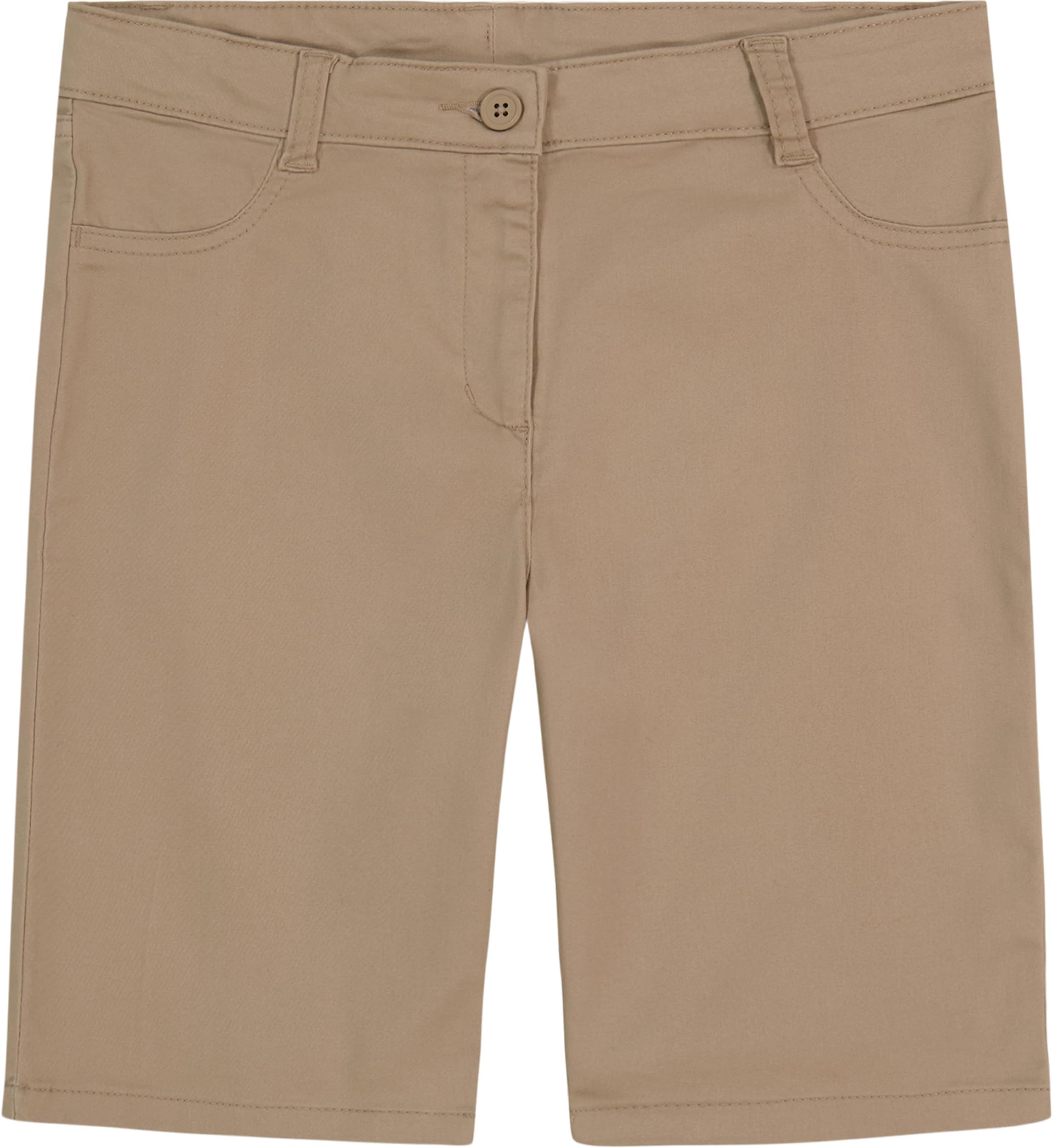 NauticaGirls' School Uniform Bermuda Shorts, Pull-on Fit, Stretchy Material, Functional Pockets