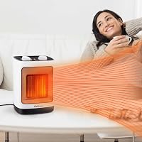 Pro Breeze 2000W Kerámia Ventilátoros Fűtőtest Automatikus Lengéssel Fehér 9