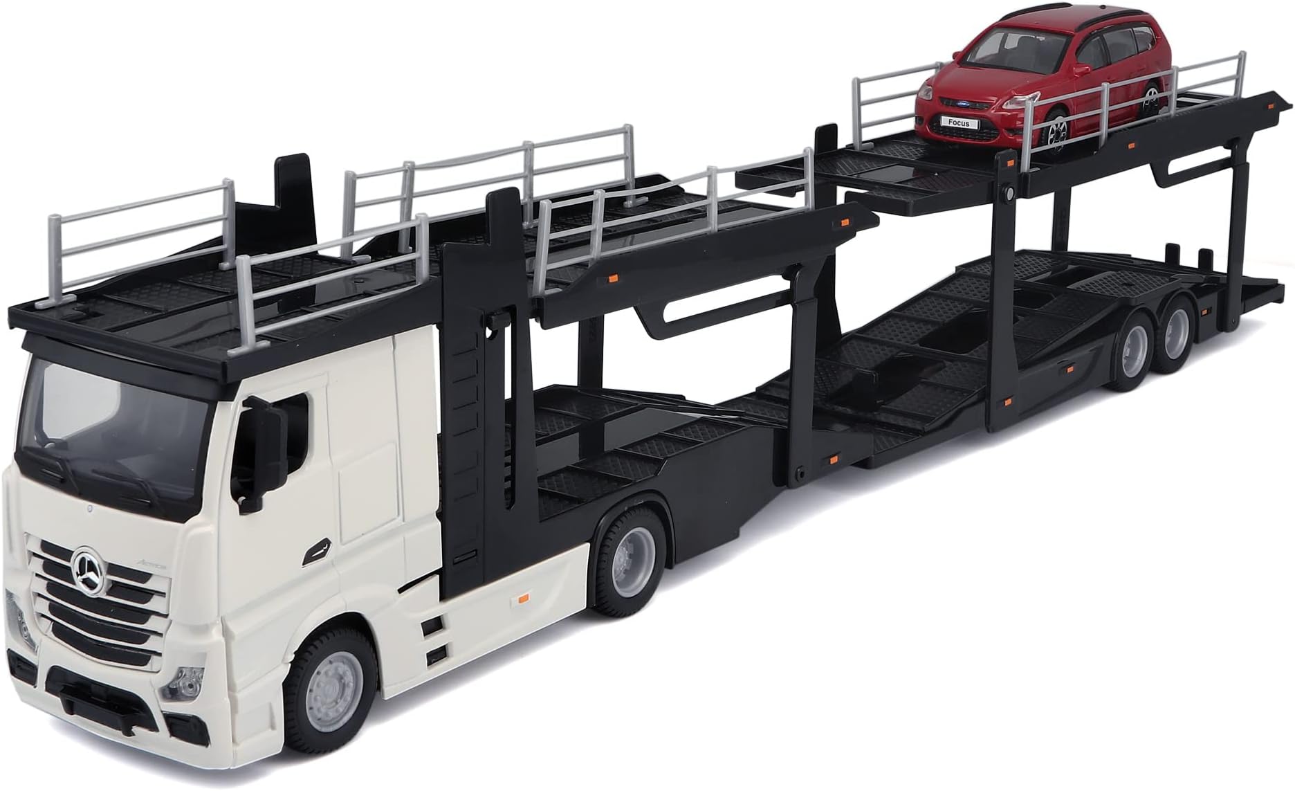 Burago Mercedes-Benz Actros car transporter with Renault Captur - 3 Years & Above