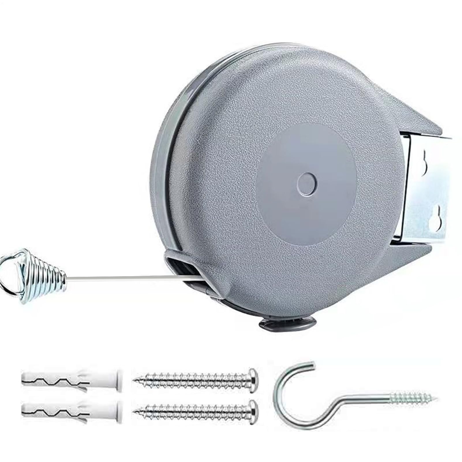 Corde à linge rétractable de 15m portable pour gagner de la place sur le balcon et la cour