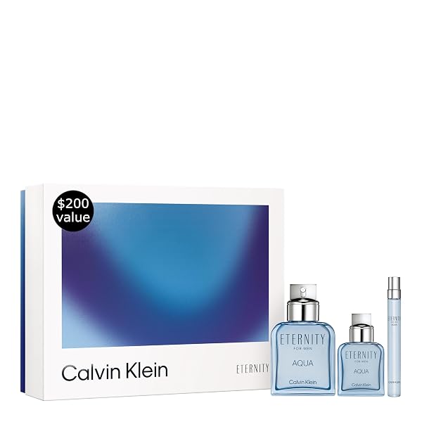 Calvin Klein Eternity Aqua Eau De Toilette – Woody Mens Cologne – With Notes of Cucumber, Sage, & Sandalwood – Lon