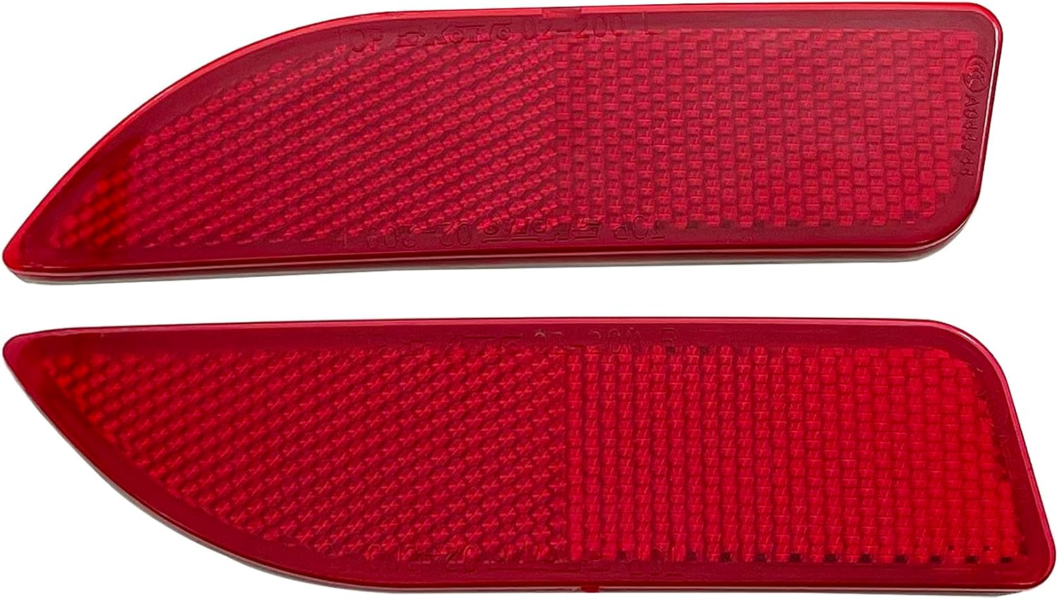 Rear Bumper Reflector Lights Fits For Toyota Corolla 2011 2012 2013 (Left + Right) Red Lens Function as Tail Brake Lamps