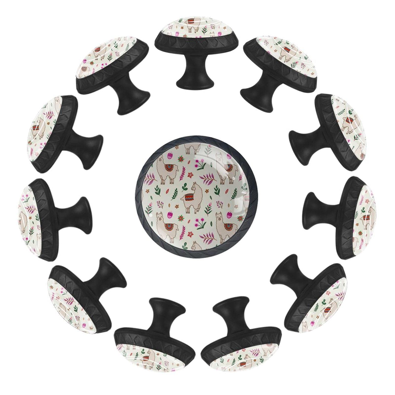 Boutons de tiroir lamas cactus 35mm pour commode de chambre bébé