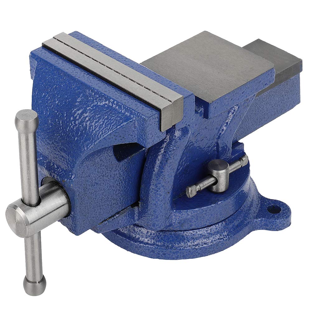 Fyiyiew One Color Vice, 4 Inch Bench Precision Jaw Width 360° Swivel