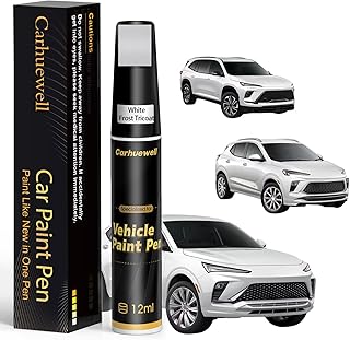 Touch Up Paint for Buick White Frost Tricoat(G1W/WA140X) Car Touch Up paint Genuine Exact Color Code Compatible With Buick Vehicle