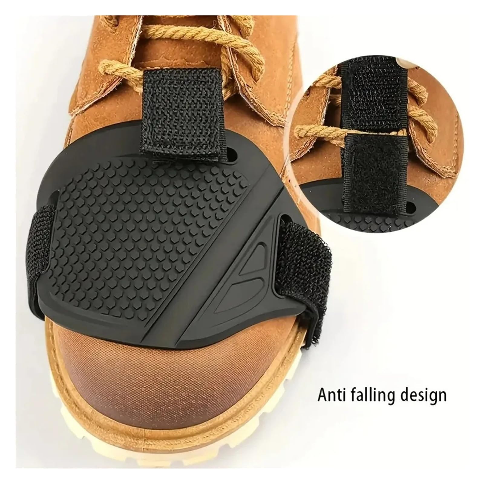 1 szt. Motocykl Shift Pad PU Honeycomb Shoe Cover Protector