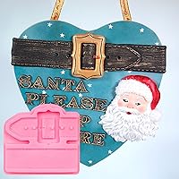 Vista 4 de Moldes de silicona para cinturón, moldes de chocolate, molde para hornear para decoración de pasteles, decoración de cupcakes, caramelo, azúcar