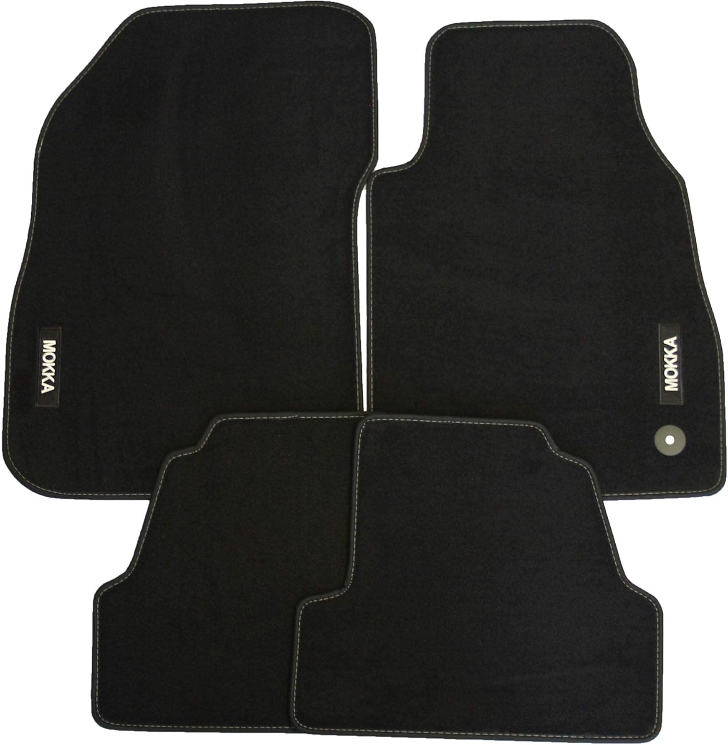 Genuine Vauxhall Mokka Carpet Footwell Velour Mats Tailored Fitted Black Set of 4 Official