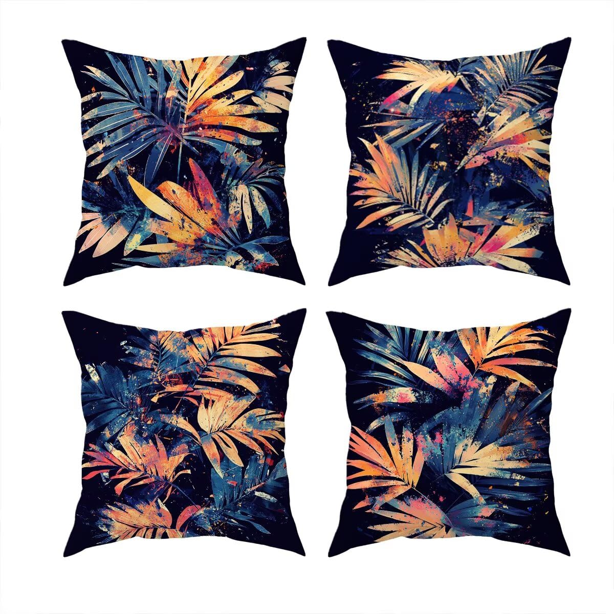 Taie oreiller en lin jaune lot de 4, l'idée cadeau femme idéale pour sublimer un jardin