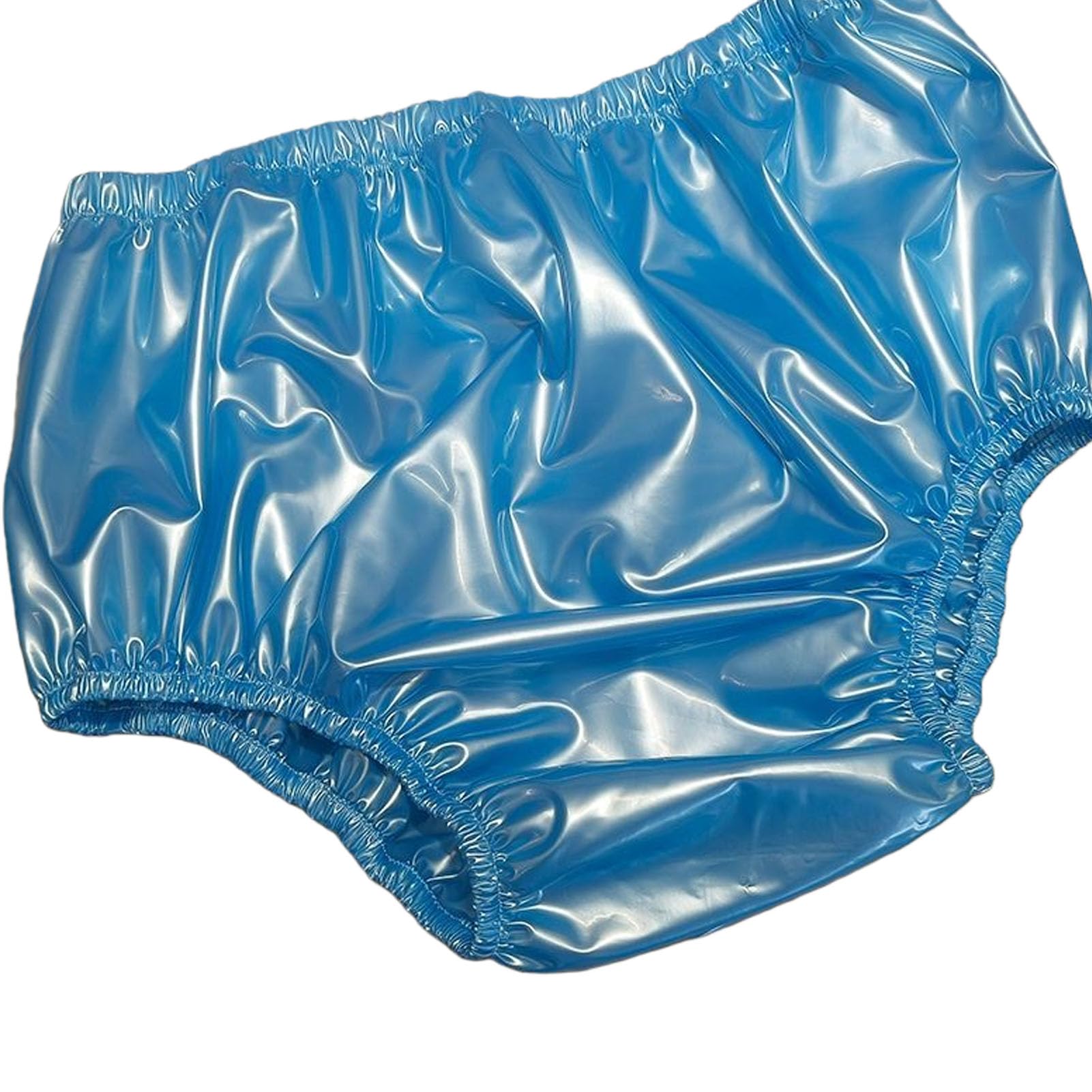 Wasserdichte PVC Inkontinenz Schutzhose für Erwachsene Wiederverwendbar Auslaufsicher Flexibel Und Komfortabel Unisex Waschbare LanganhaltendeBlue,M