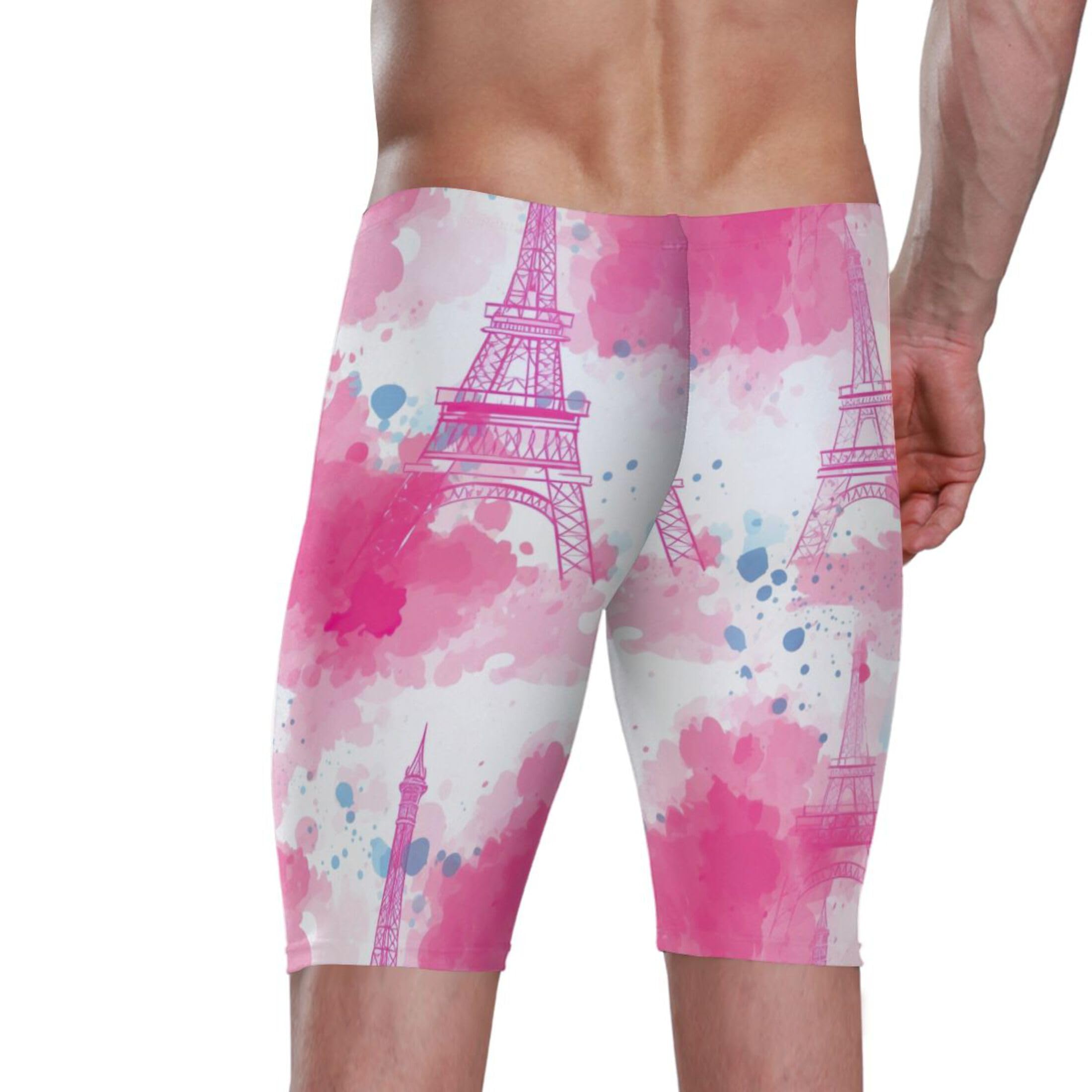 UMIRIKO Paris Eiffel Tower Men's Swim Jammers Swimsuit M B0402095