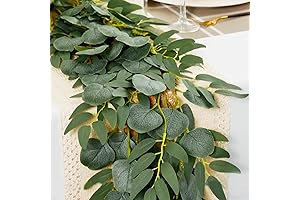 2pcs Eucalyptus Table Runner- Seize the Beauty of Nature for Your Table
