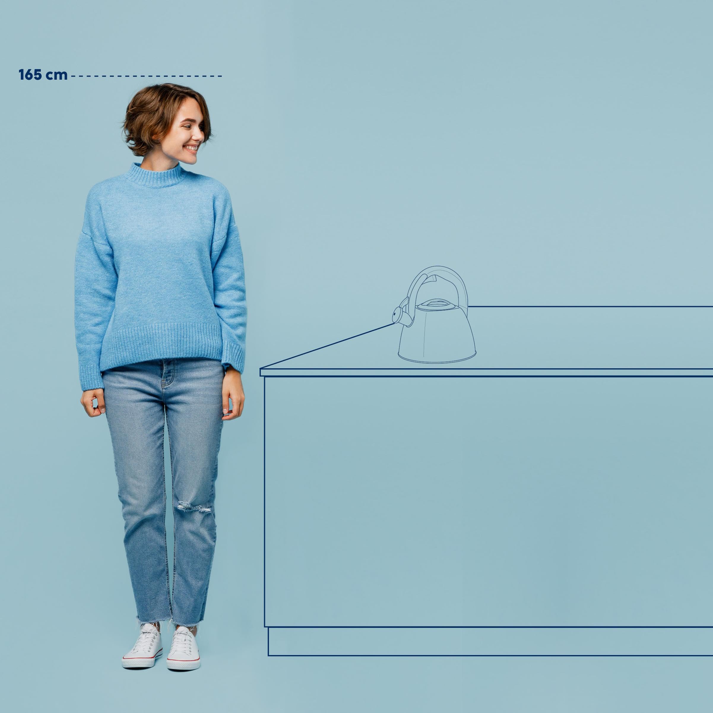 Bouilloire Vitus, 22 Cm, 2,4 L, Acier Inoxydable 18/10