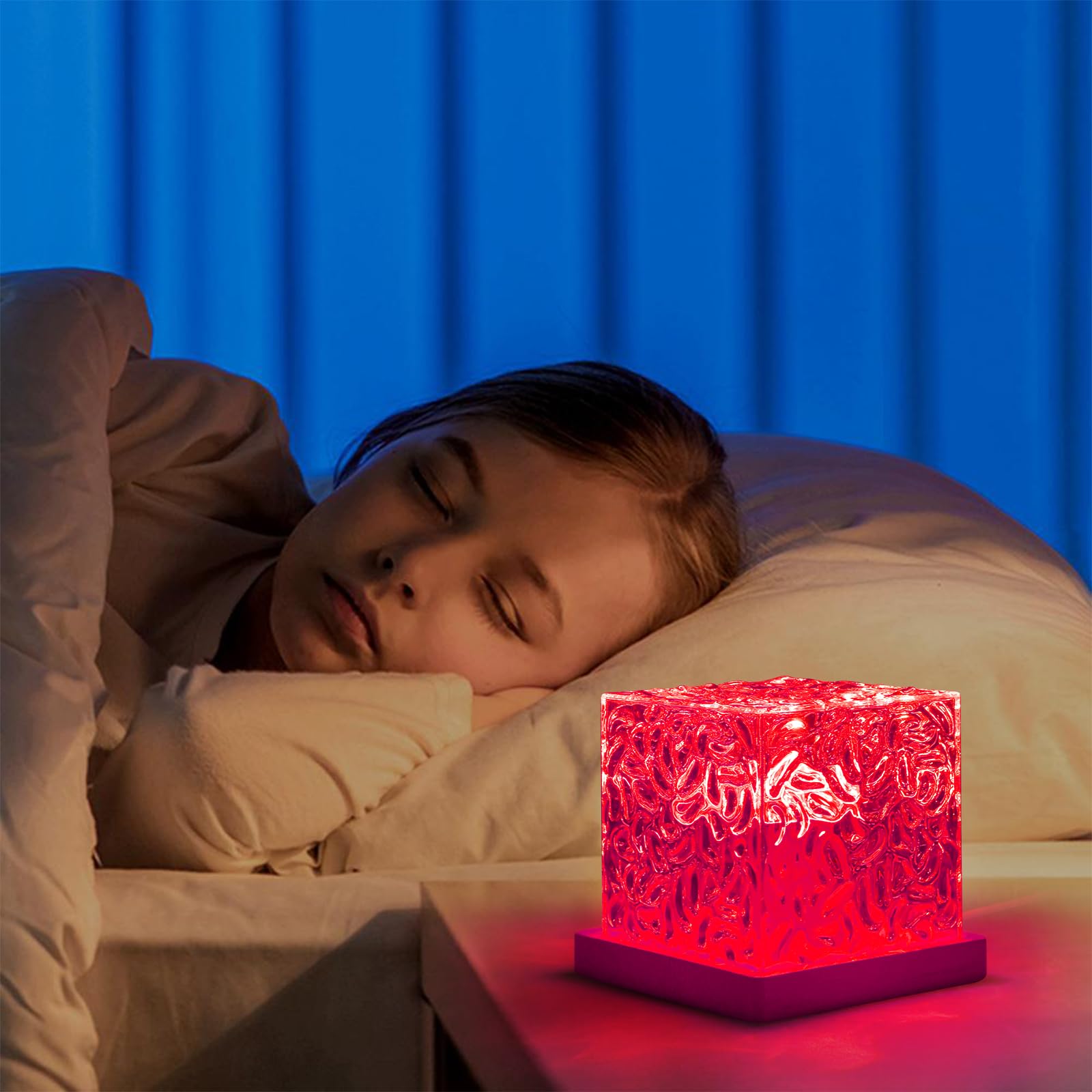 Nordlicht Lampe Wave Lamp, 16 Farben Wasserwellen Lampe, Lampe Mit USB  Zimmer Deko, image size:1600x1600