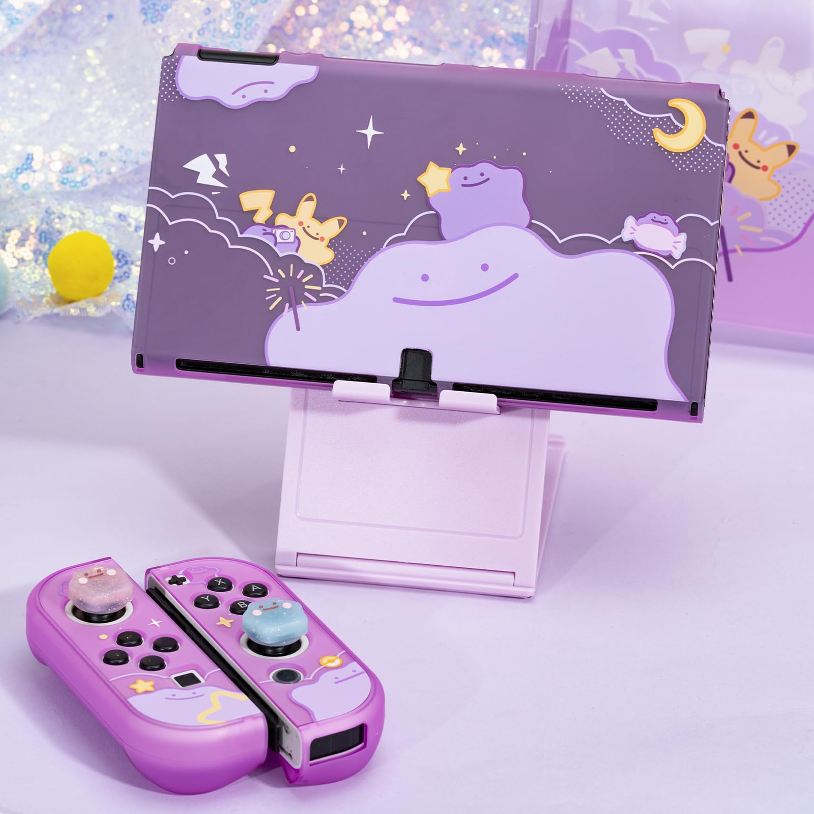 WISHAVEN Protective Case Compatible with Nintendo Switch OLED