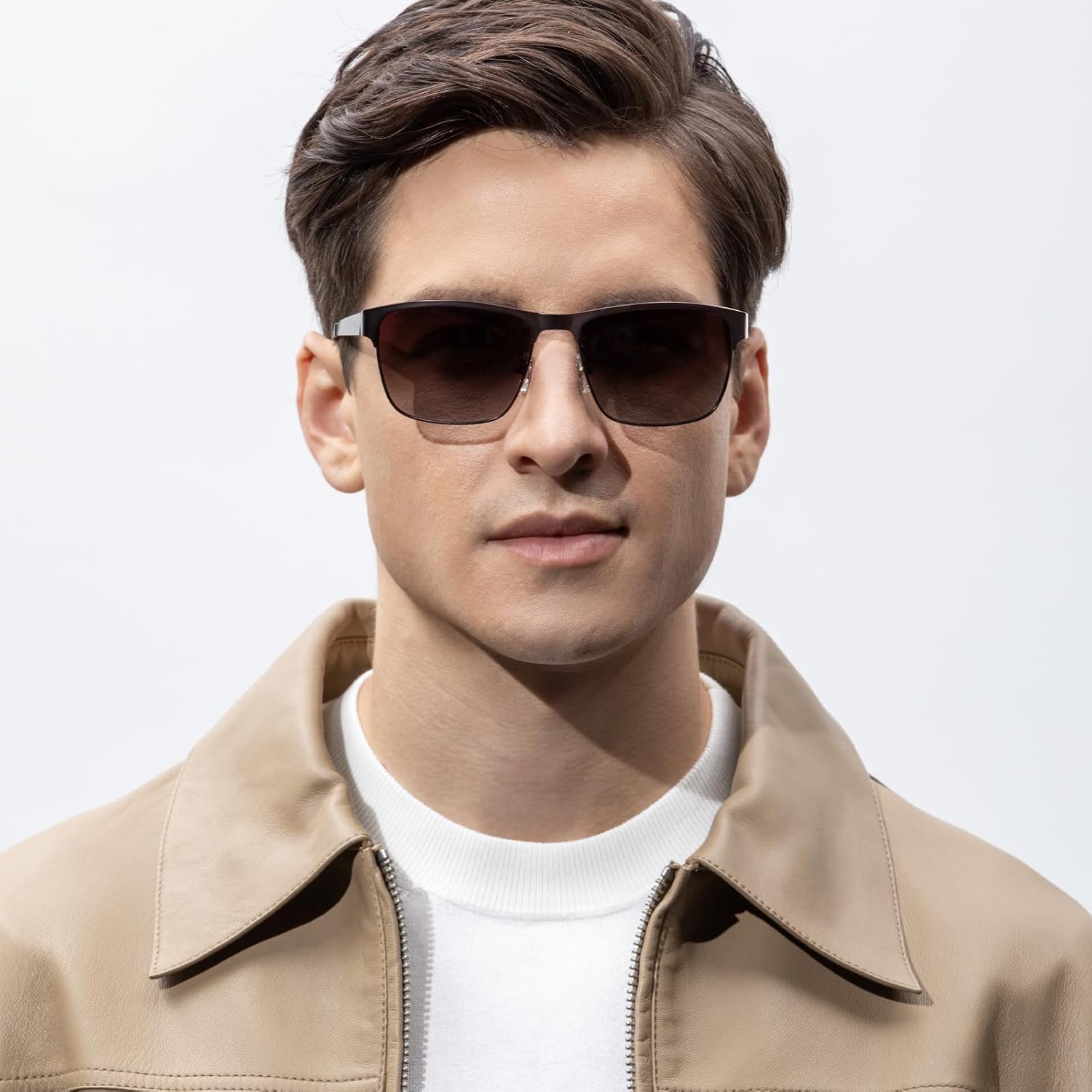 CARFIA Metal Mens Sunglasses Polarized UV400 Protection for Driving Fishing Hiking Golf Everyday Use CA5225 - Image 4