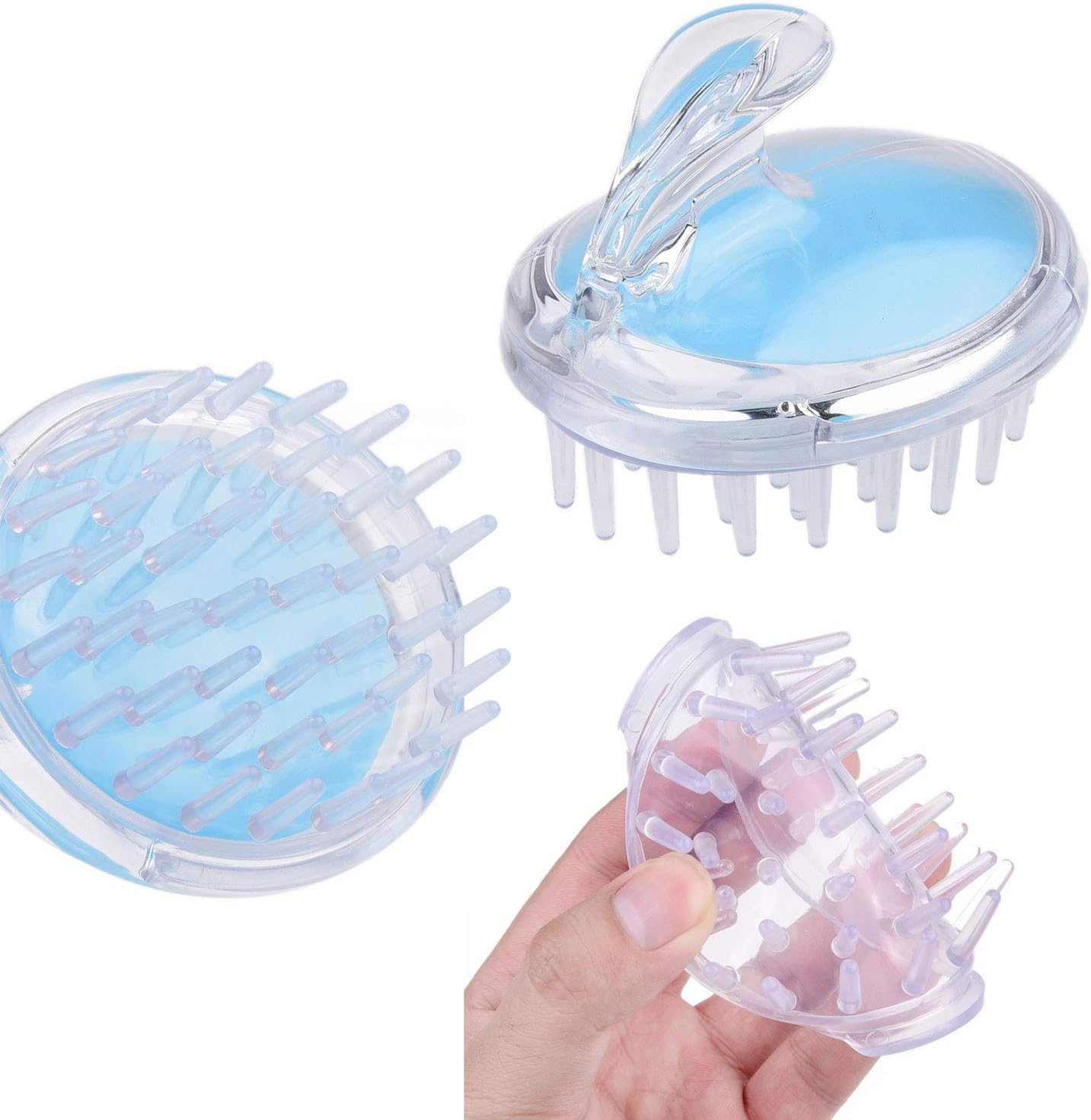Head Massager Scalp Massager - 2x Scalp Scratcher, 1x Roller Ball Claw Massager, 1x Shampoo Massage Brush - Relaxes and Rejuvenates - Stimulates Blood Circulation - Keeps your Scalp Clean and Healthy