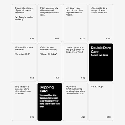 Miniatura 6 de Vasari Juego de cartas salvajemente retorcido y divertido, 120 desafíos, perfecto para parejas, familias y noches de juego