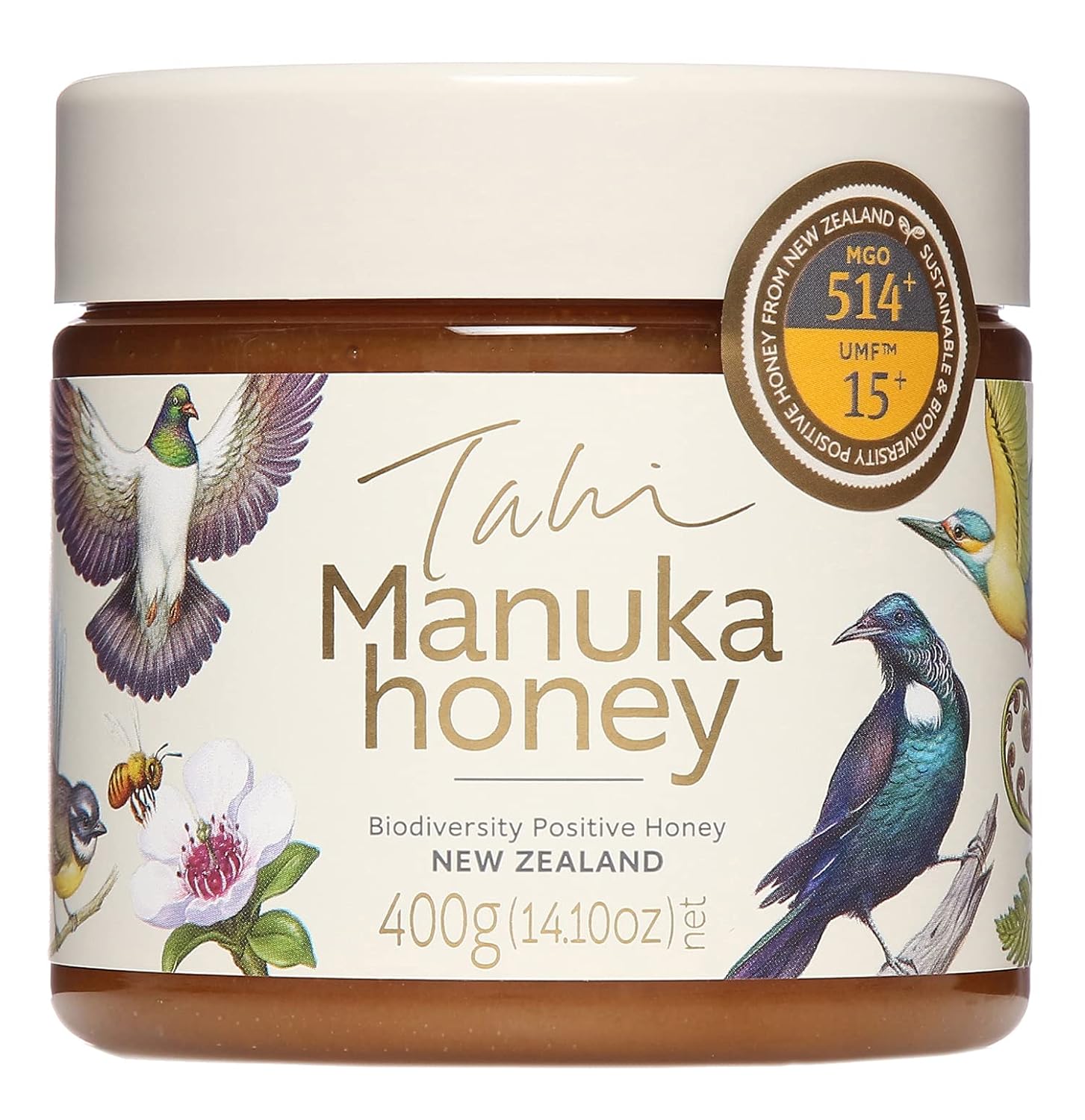 Manuka Honey UMF15+ eco-friendly, raw and pure 400gram (14.1oz) by Tahi
