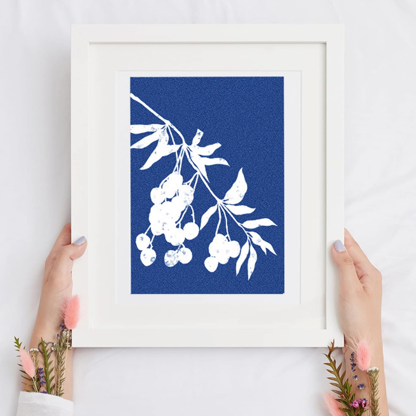 CLKE Cyanotype Paper Kit, 32 Pcs A6 Sun Print Papers with Acrylic Panel - Image 4