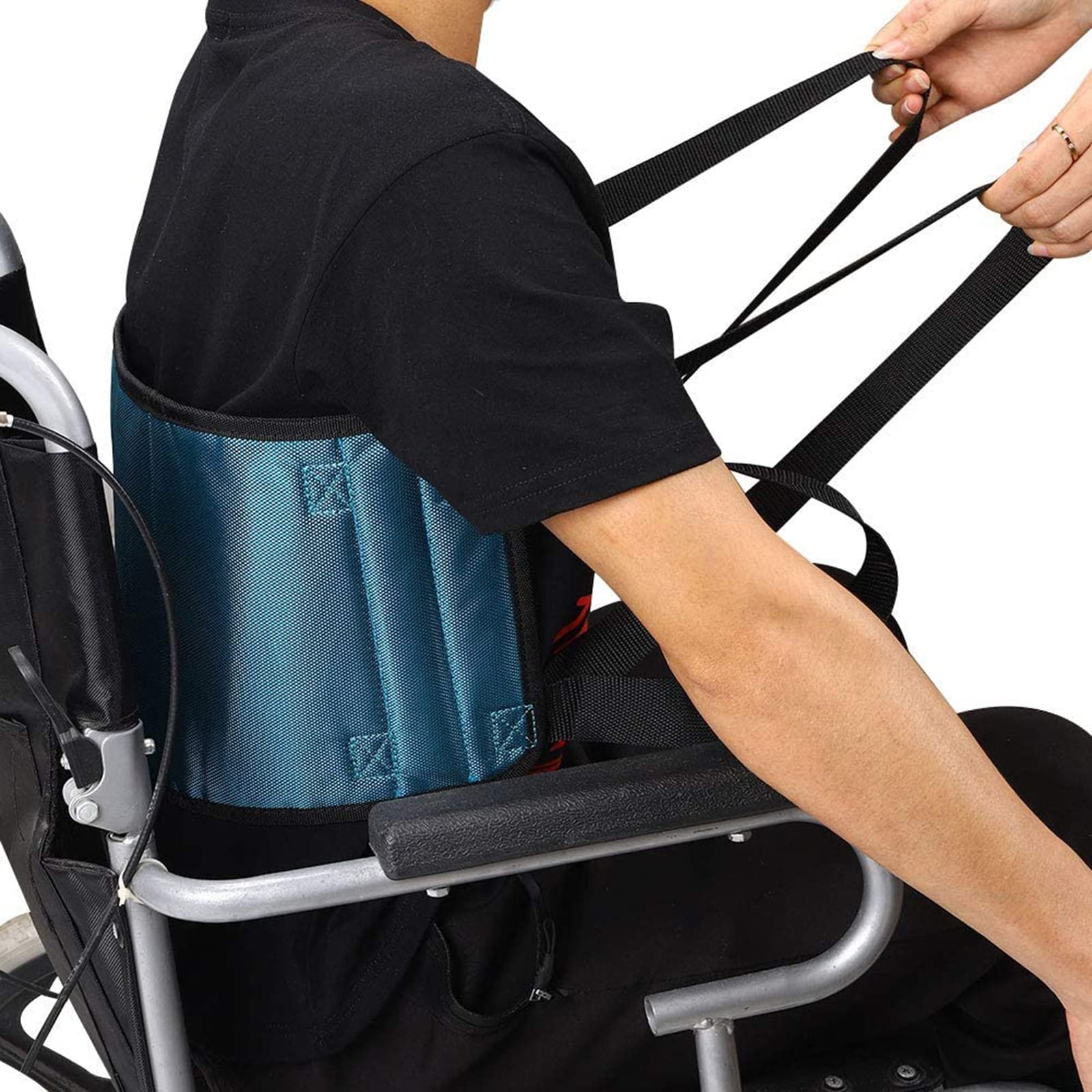 Cinturón de Asistencia para Caminar y Estar de pie Dispositivo de Asistencia de Seguridad de enfermería médica, Cabestrillo de Transferencia de Servicio Pesado para Movimiento para discapacitados de