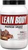 Lean Body Shake Strawberry Ice Cream 2.4 Pound Chocolate Ice Cream