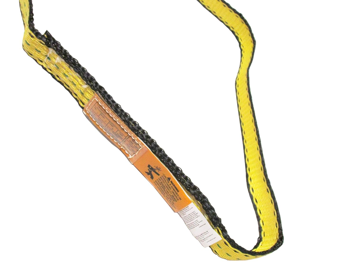 1 x 8 FT Endless Web Lifting Sling - Polyester 1 Ply Tow Strap - Lifting Pull Rigging