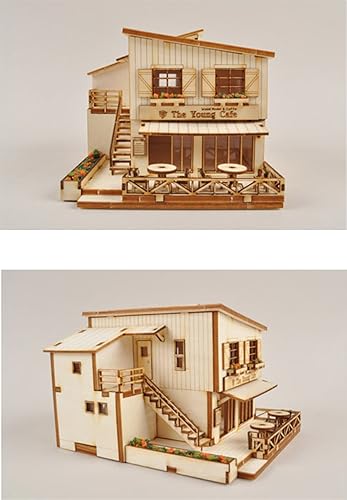 Miniatura 3 de Kit de modelo de madera de escritorio Cafe in House por Young Modeler